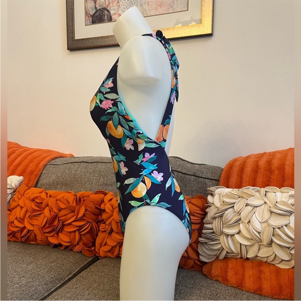 ❣️🆕Sunshine 79 Peace, Love & Peaches Over The Shoulder One Piece & Coverup Set❣️ - Picture 8 of 12